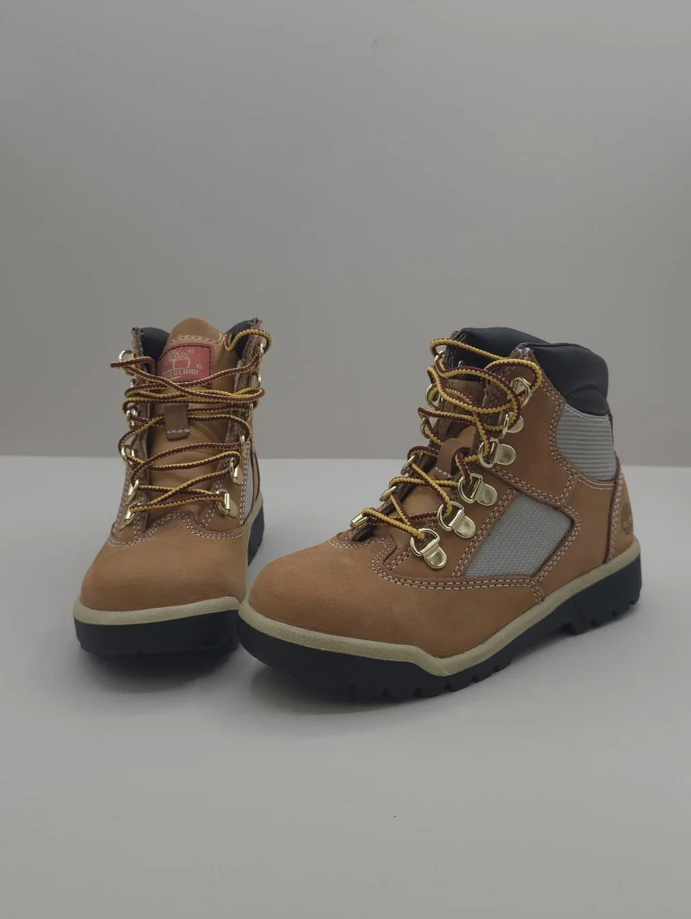 Timberland Kids Unisex Tan & Black Hiking Boots